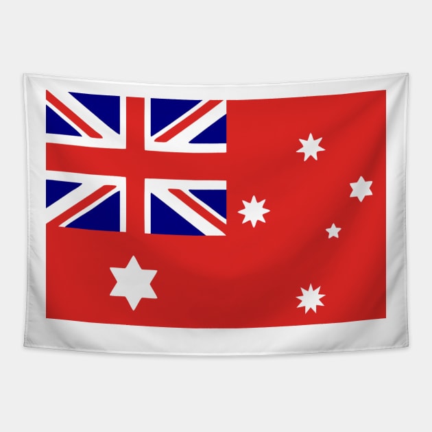 1901 Australian federation peoples land flag 3:2 ratio Tapestry by pickledpossums