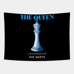 Chess Queen Chess Player Tapestry