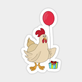 Happy Birthday Chicken Magnet