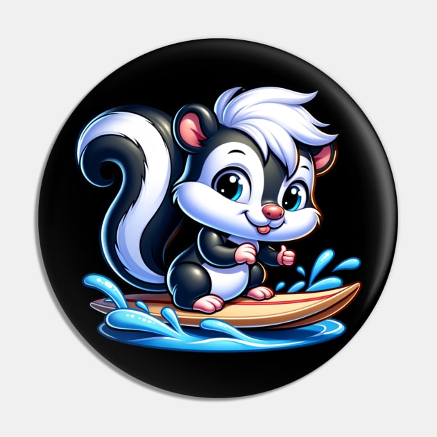 Surfin' Skunk Sprout Pin by shipwrecked2020