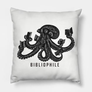 Octopus Bibliophile Pillow