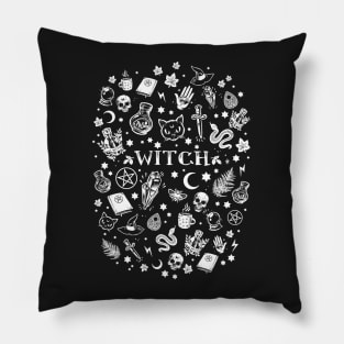 WITCH pattern Pillow