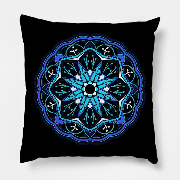 mandala Pillow by HokiShop