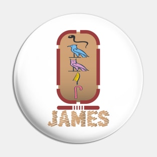 JAMES-American names in hieroglyphic letters-James, name in a Pharaonic Khartouch-Hieroglyphic pharaonic names Pin