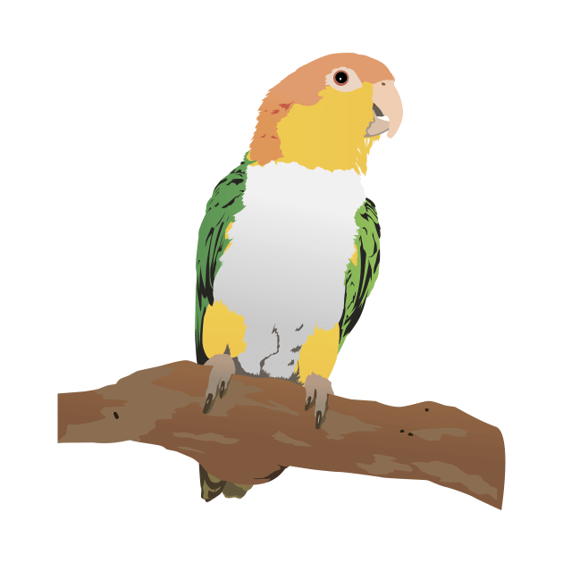 Caique Parrot by NorseTech