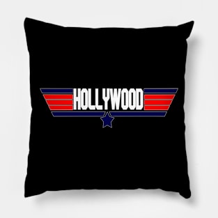 "Hollywood" Fighter pilot 80's movie design Pillow