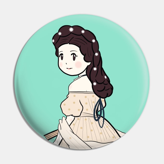 Cute Historical Characters - Empress Elisabeth Sissi of Austria Pin by MariOyama