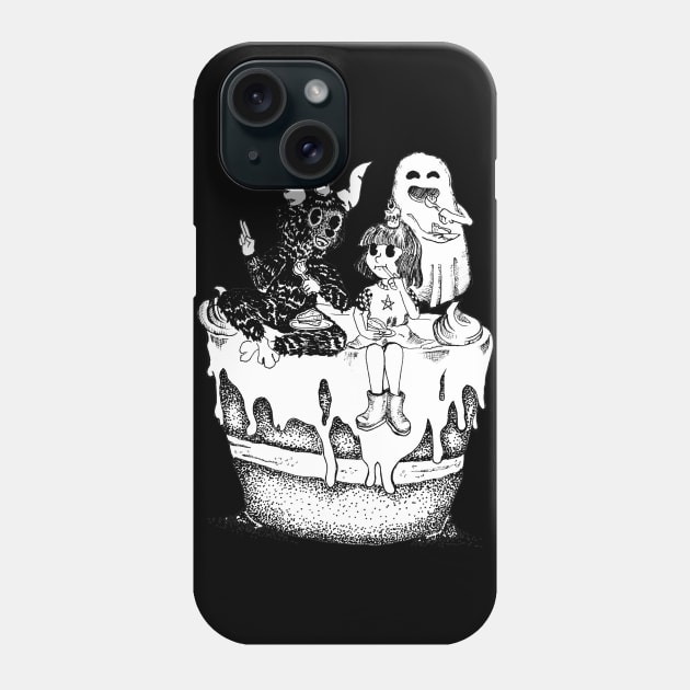 Satan Cake Phone Case by Scullenary