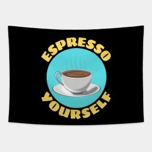 Espresso Yourself | Coffee Pun Tapestry