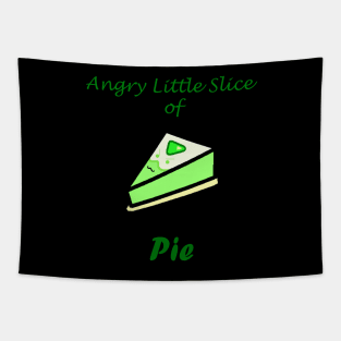 Angry Little Slice of Pie Tapestry