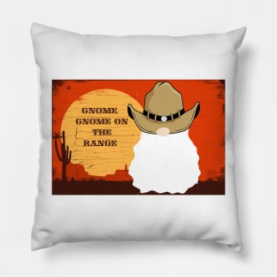 Gnome on the Range Pillow