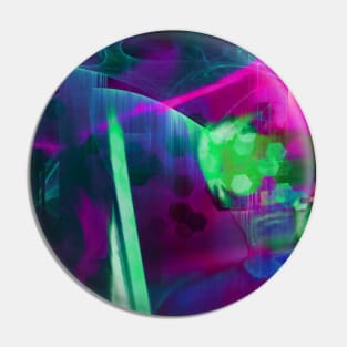 Darkwave Inspired Abstract (version 2) Pin