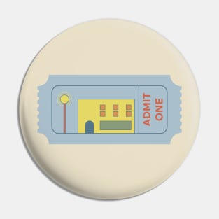 Peculiar Building Ticket Pin