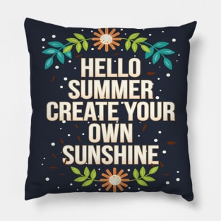 Hello Summer Create Your Own Sunshine Pillow