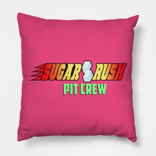 Sweet Racing Pit Crew Pillow