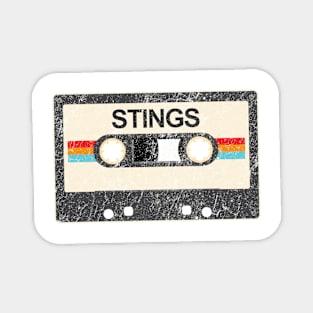 kurniamarga vintage cassette tape Stings Magnet