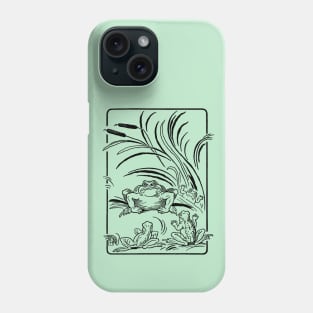 Funny Angry Frog Toad Mom and Phrog Kids Light up the Day Phone Case