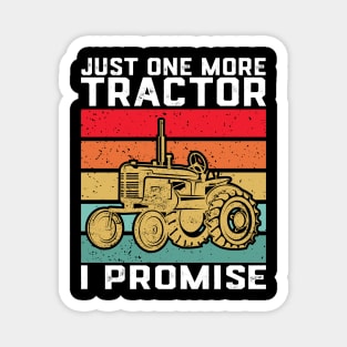 funny tractor driver Magnet