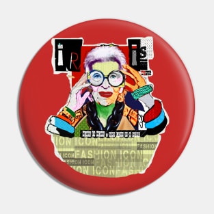 Iris  Fashion Icon Pin