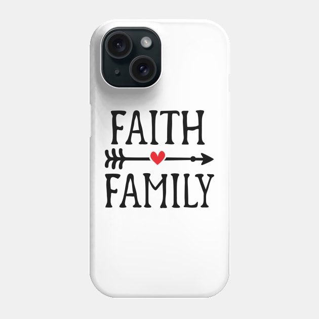 Faith Family Phone Case by Ombre Dreams