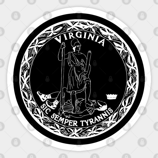 Virginia Seal - Virginia - Sticker