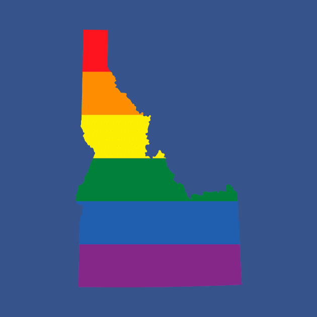 Idaho state LGBT Pride by FiftyStatesOfGay