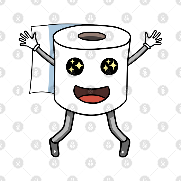 Kawaii Face Toilet Paper Roll Toilet Paper Roll Phone Case TeePublic