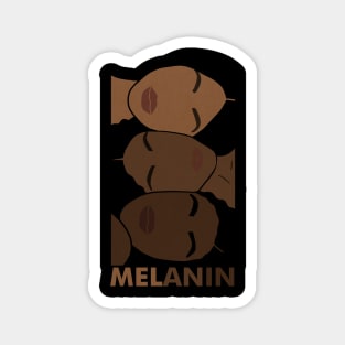 Melanin Shades, African Women, Brown Skin Girl Magnet