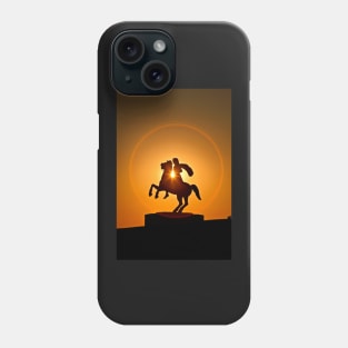 Alexandrer the Great in a circle of fire - Thessaloniki Phone Case