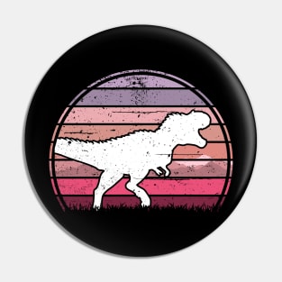 Tyrannosaurus Sunset Pin