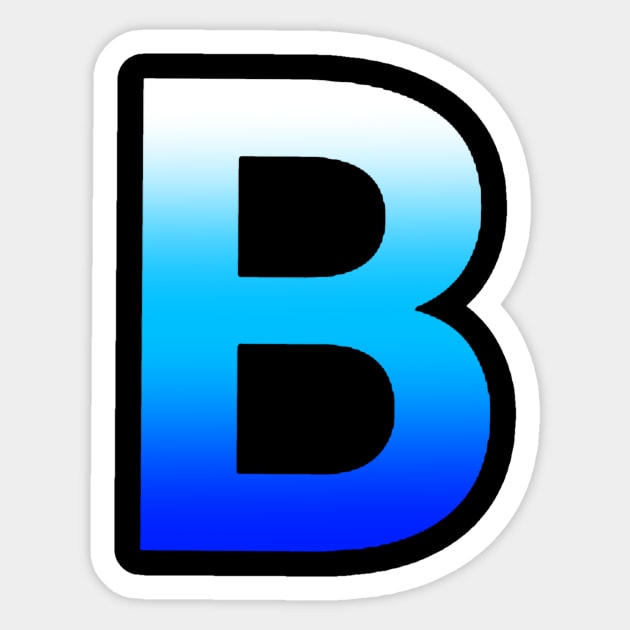 Letter B' Sticker