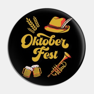 Oktober Fest Party Pin