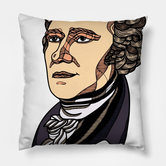 Alexander Hamilton Pillow by Shapwac12