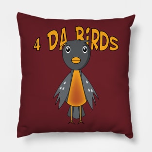 Robin & Logo Pillow