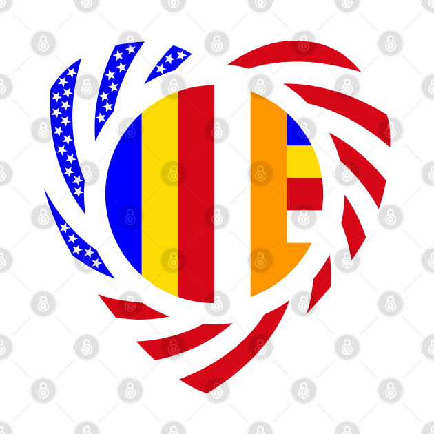 Buddhist Murican Patriot Flag Series (Heart) by Village Values