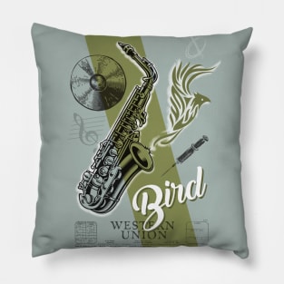 Bird - Alternative Movie Poster Pillow