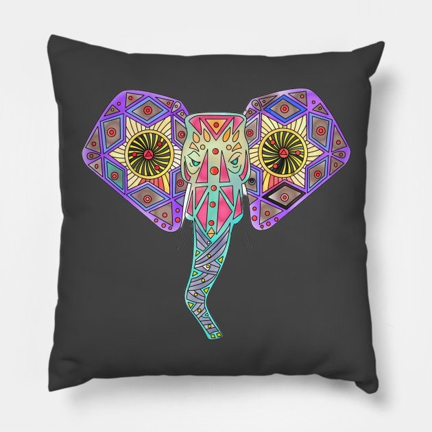 Elephant Pillow by daghlashassan