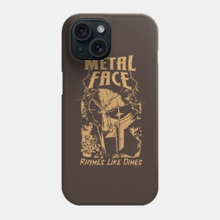 Vintage Bootleg Metal Face Brown Phone Case