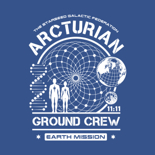 Arcturian Starseed Earth Mission Ground Crew T-Shirt