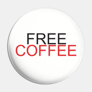 Free Coffee Pin