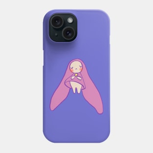 chobits atashi with star / a city with no people pink pastel rabbit Sticker Phone Case