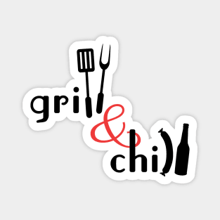 Grill and Chili Magnet