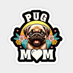 World'S Best Pug Mom Dog Magnet