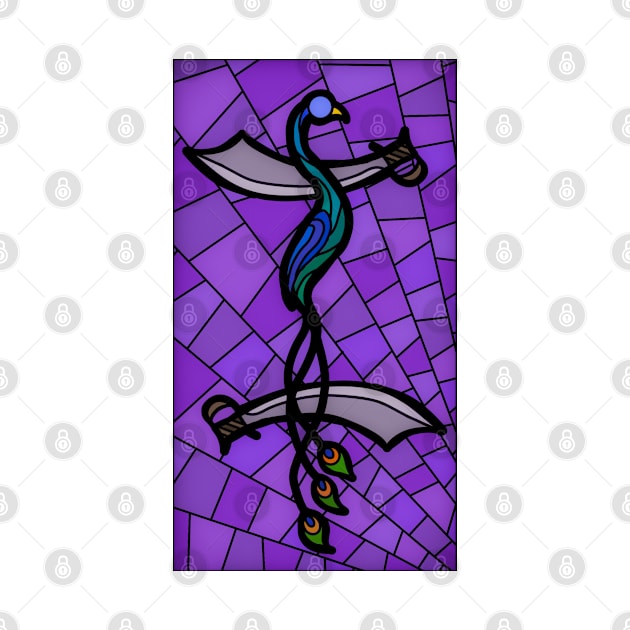 Mollymauk Tealeaf Stained Glass by OctopodArts