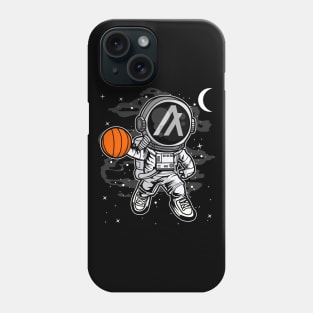 Astronaut Basketball Algorand ALGO Coin To The Moon Crypto Token Cryptocurrency Blockchain Wallet Birthday Gift For Men Women Kids Phone Case