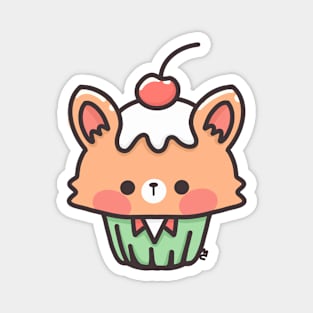 kawaii cupcake Magnet