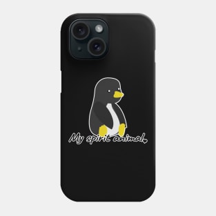 My spirit animal is a penguin Phone Case