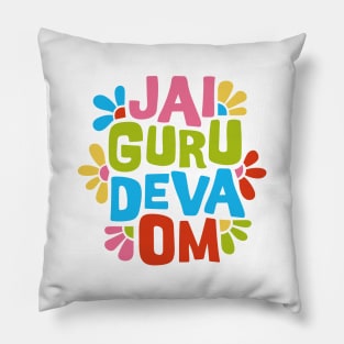 Jai Guru Deva Om Pillow