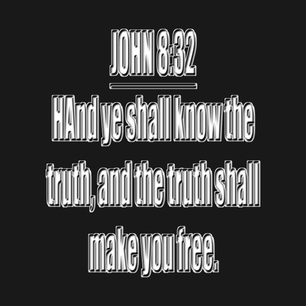 Bible Verse John 8:32 by Holy Bible Verses