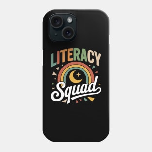 Literacy Squad Reading Teacher Interventionist Specialist Phone Case